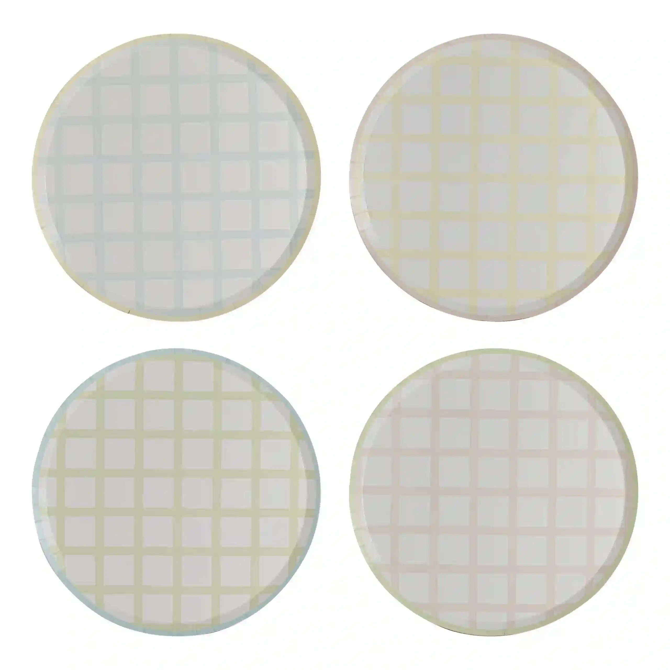 PLATOS VICHY PASTEL - 8ud