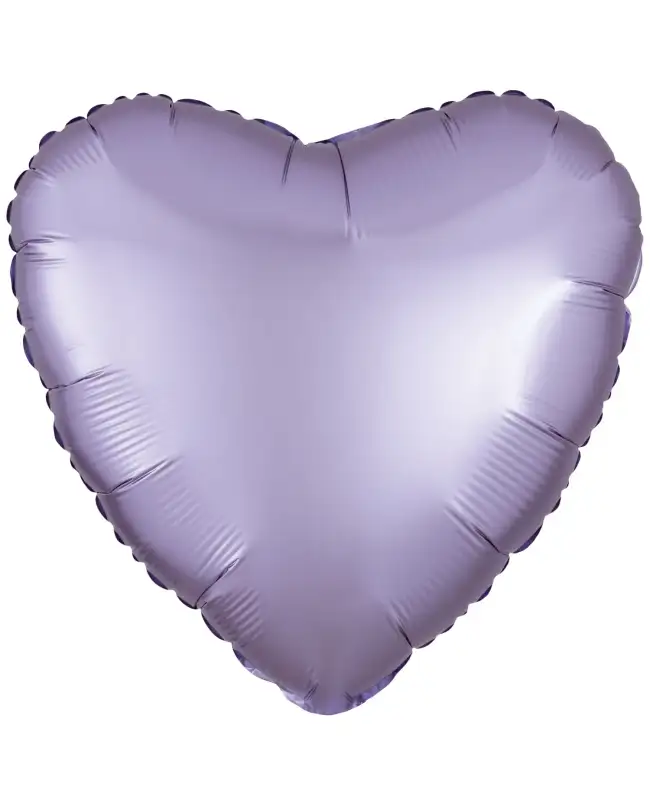 Globo Corazón Pequeño Lila Con Helio