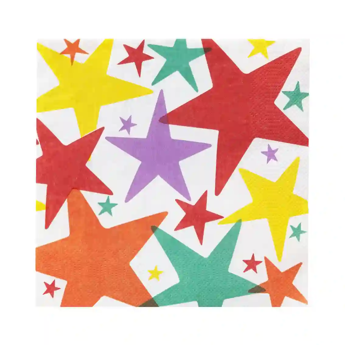 Servilletas Estrellas Multicolor - 20UD