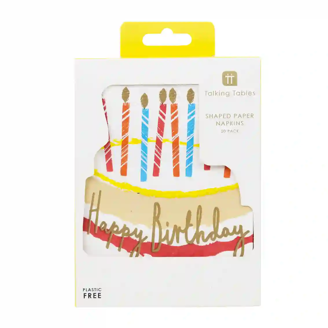 SERVILLETA TARTA DE CUMPLE - 20UD