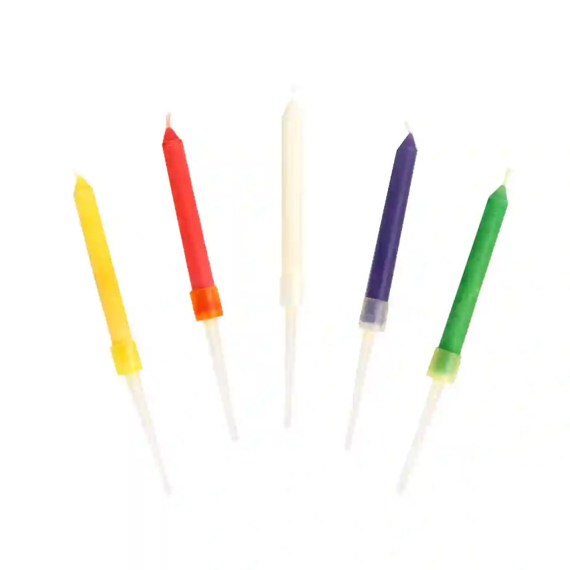 Velas Llamas de Colores - 12 UD