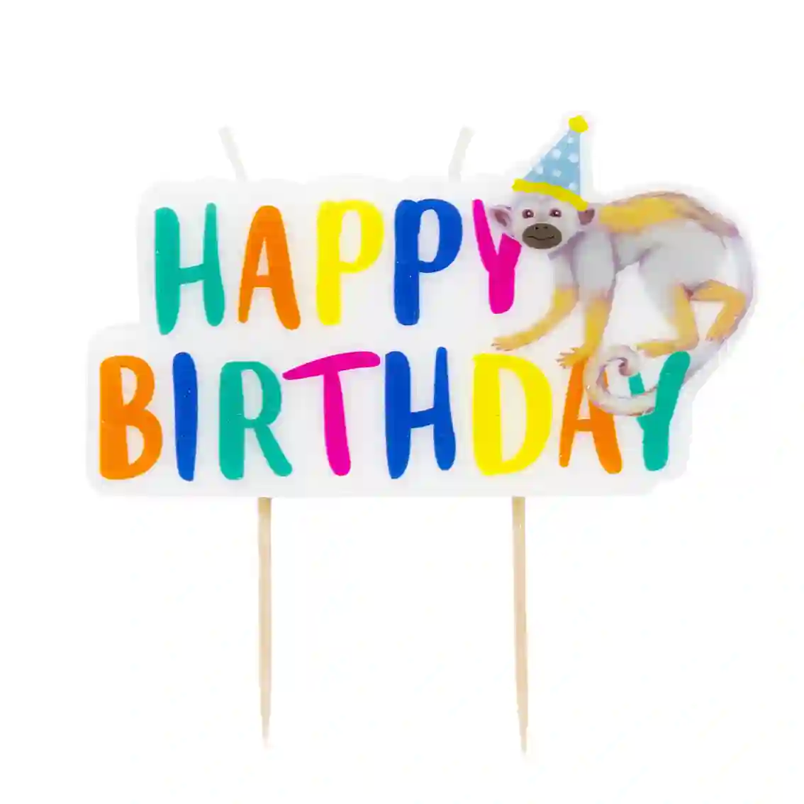 Vela feliz cumpleaños safari
