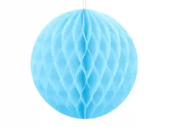 Bola Nido de Abeja Azul Claro