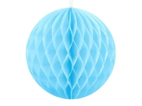Bola Nido de Abeja Azul Claro