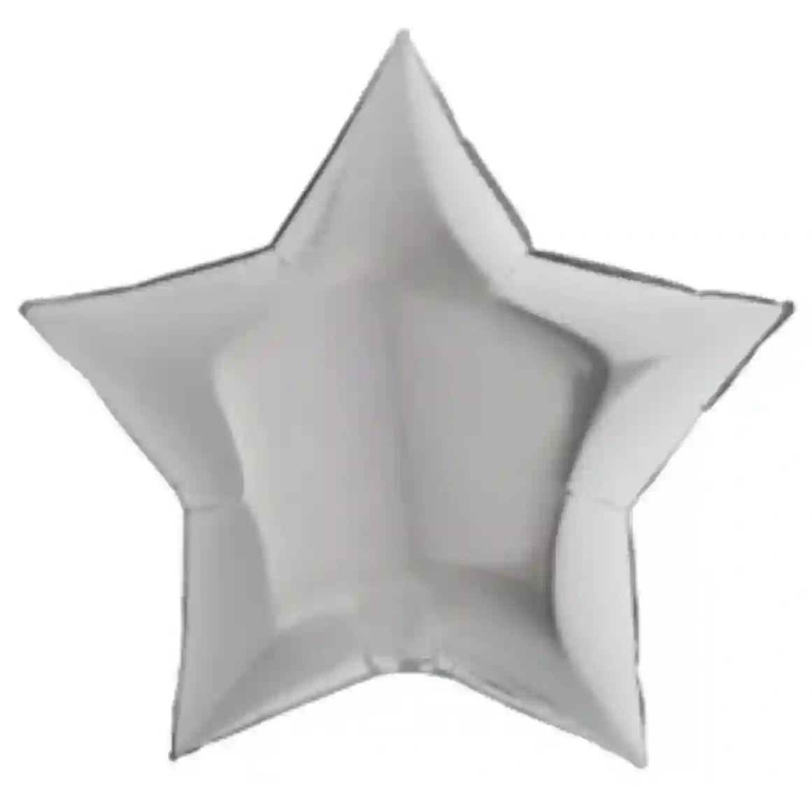 Globo Estrella Grande Plata Con Helio