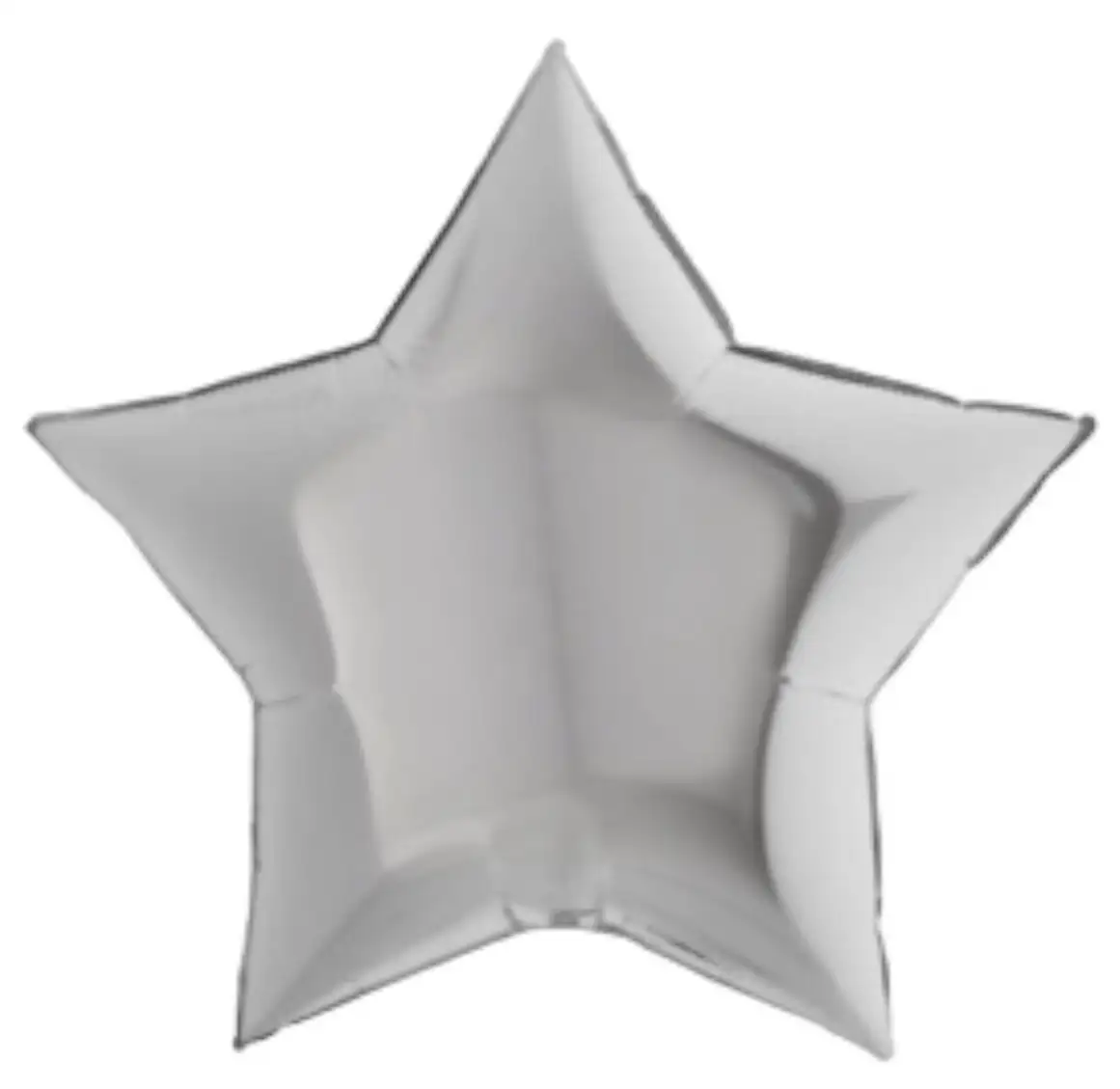 Globo Estrella Grande Plata Con Helio