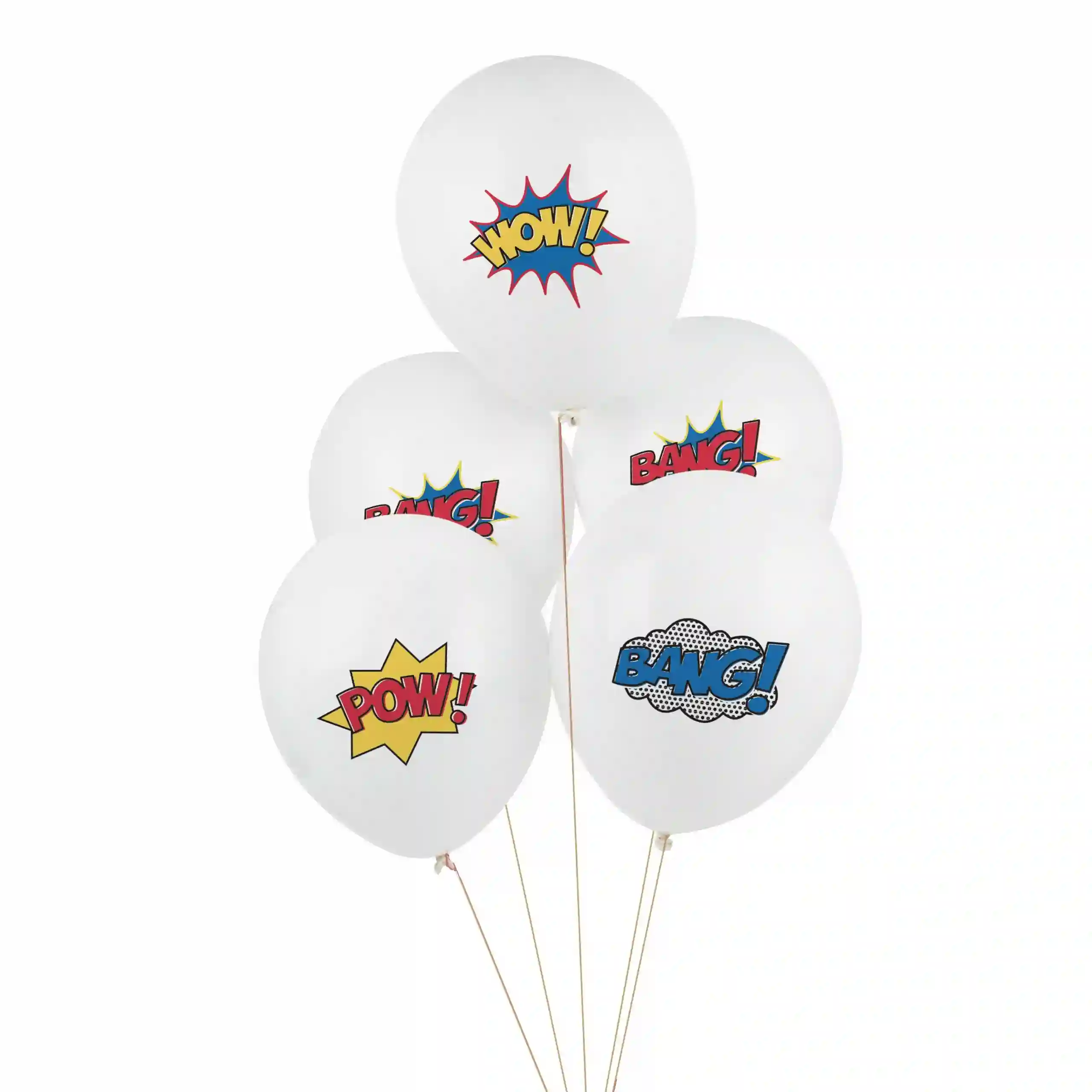 Globos Superhéroes Con Helio - 5UD