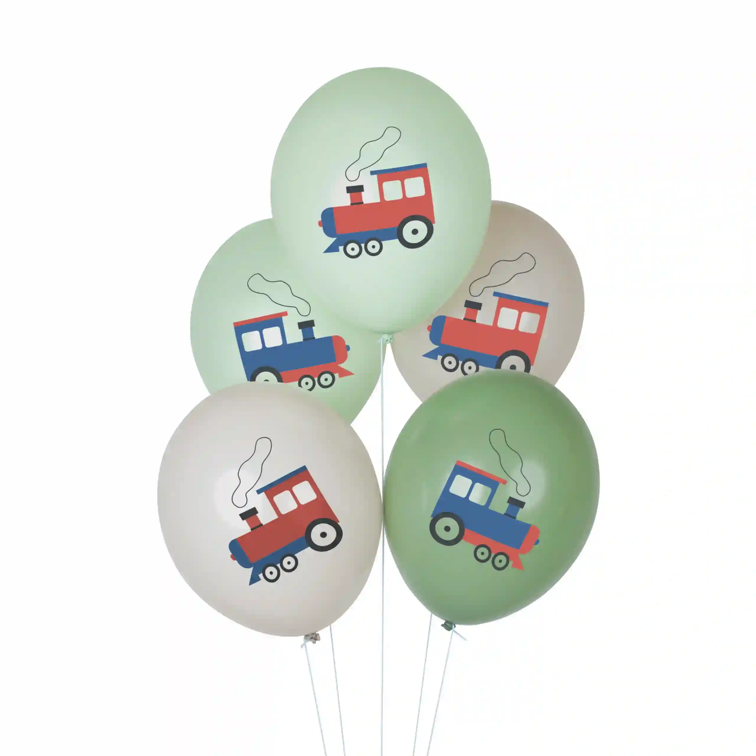 Globos Trenos con helio - 5UD