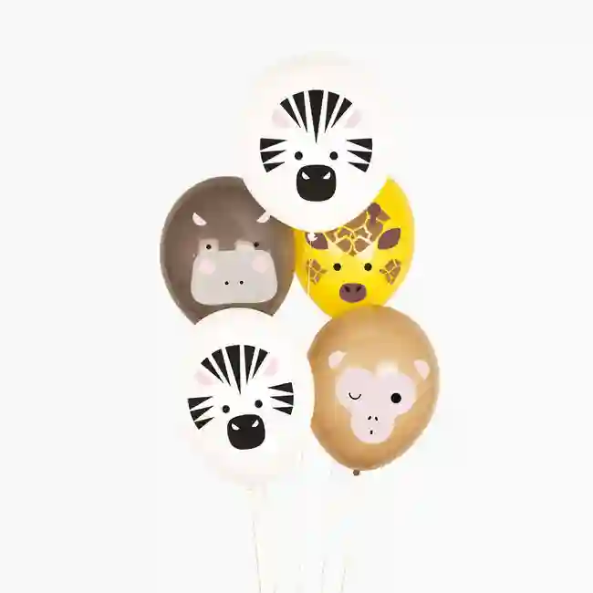 Globos Safari con helio - 5ud