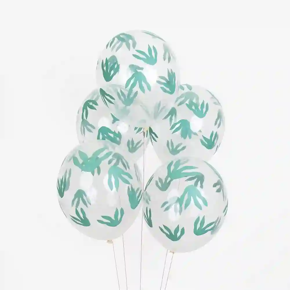Globos Pisadas Dino Con Helio - 5UD