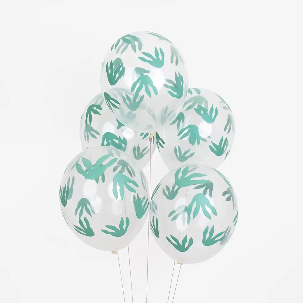 Globos Pisadas Dino Con Helio - 5UD