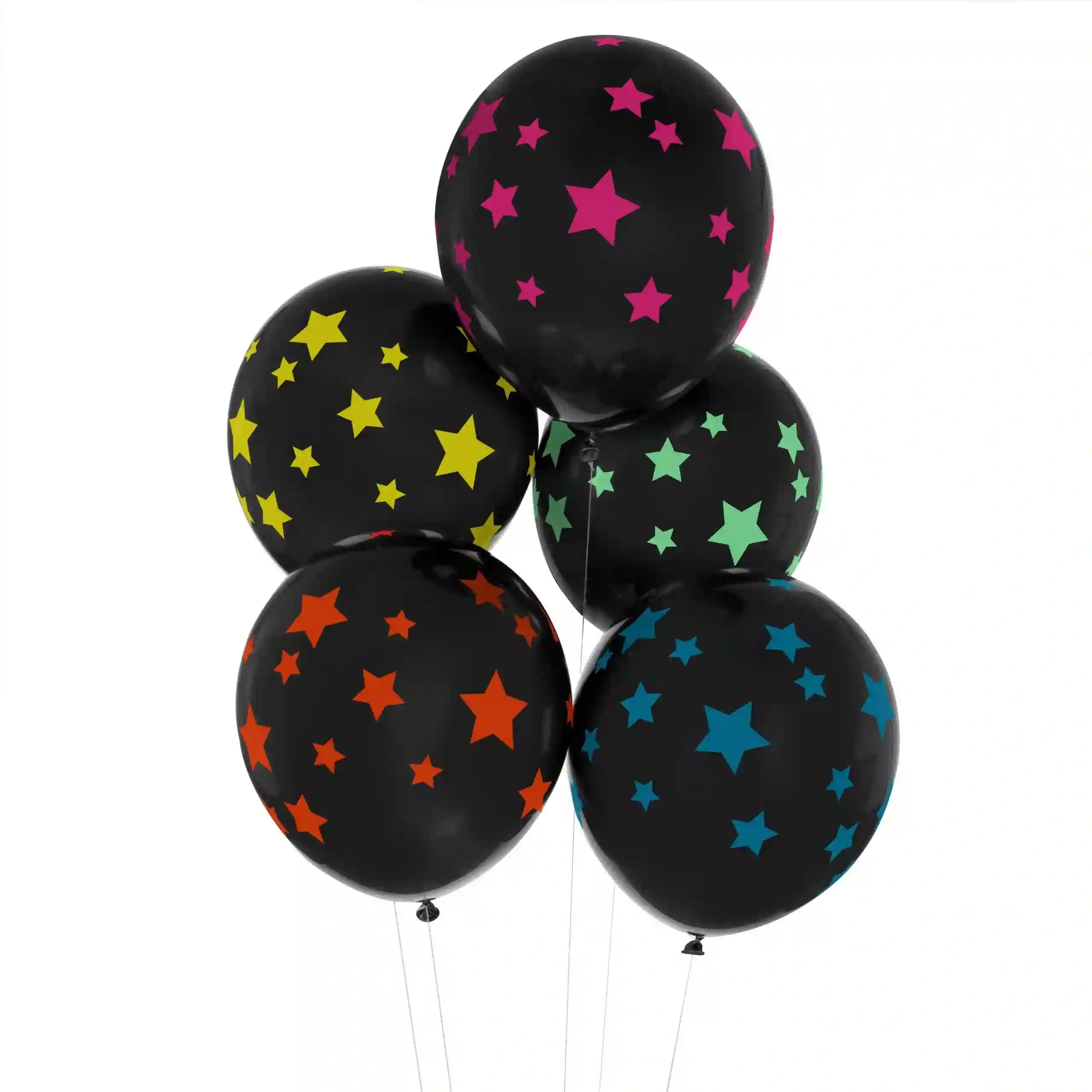 Globos Estrellas Rock Con Helio - 5UD