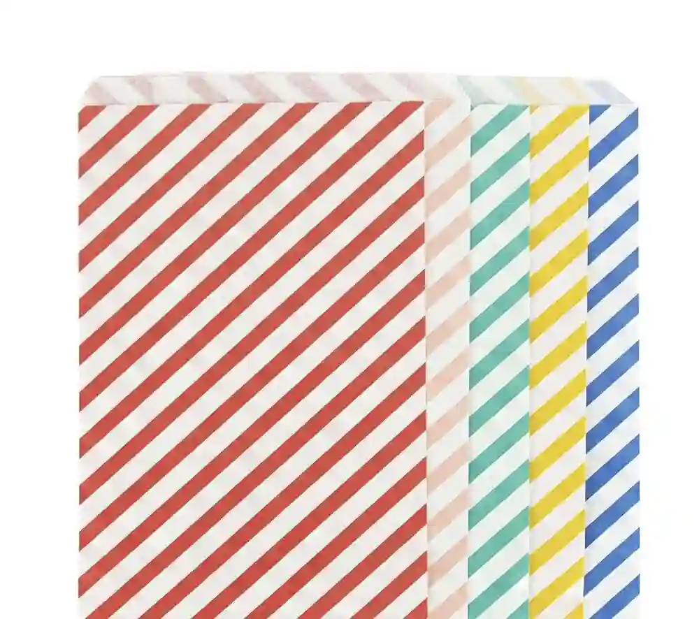 Bolsa Papel Rayas Multi -10 UD