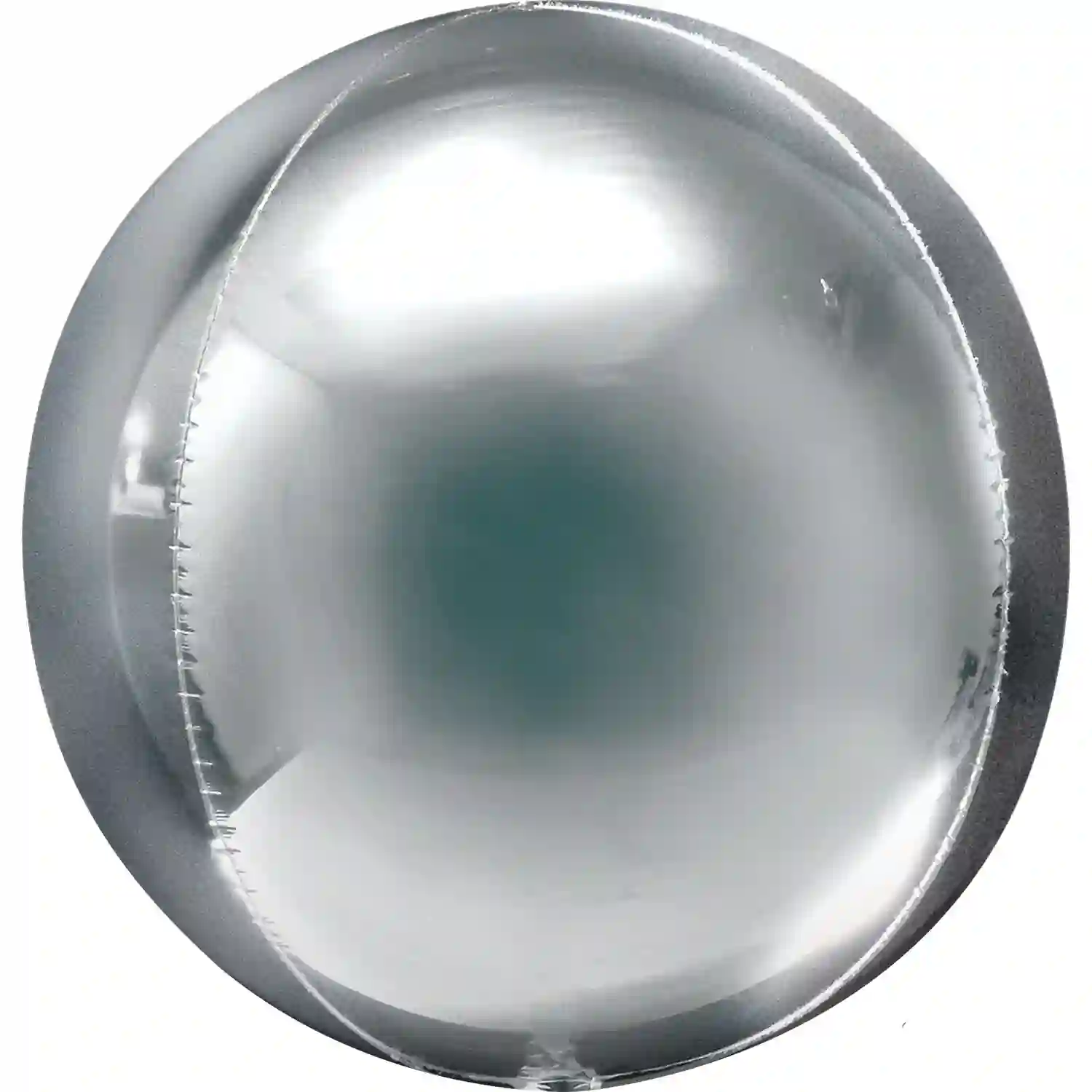 Globo Bola Metálica Plata Con Helio