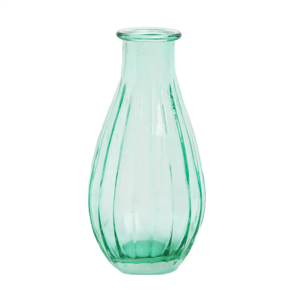 Mini Jarron Cristal Verde Menta