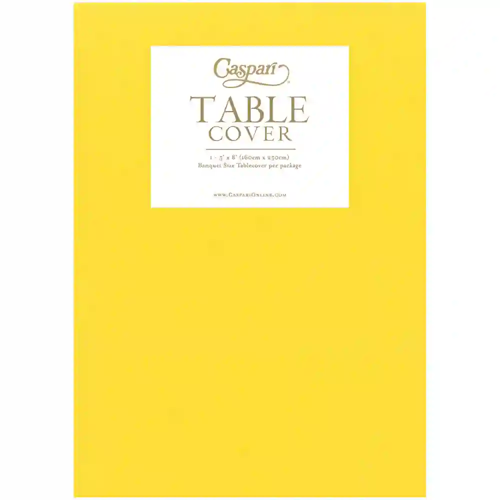 Mantel papel lino amarillo