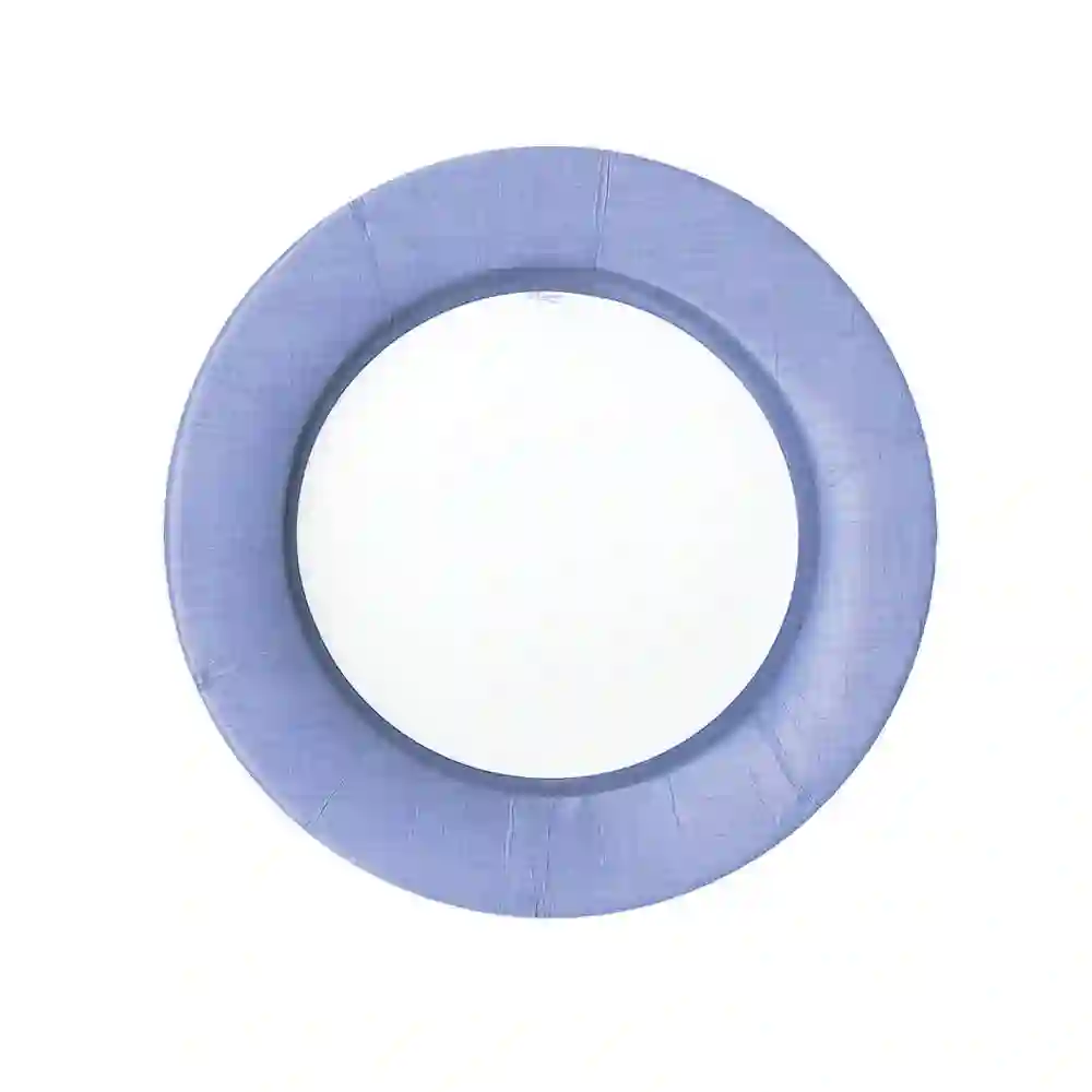 PLATOS GRANDES BORDE LILA - 8ud