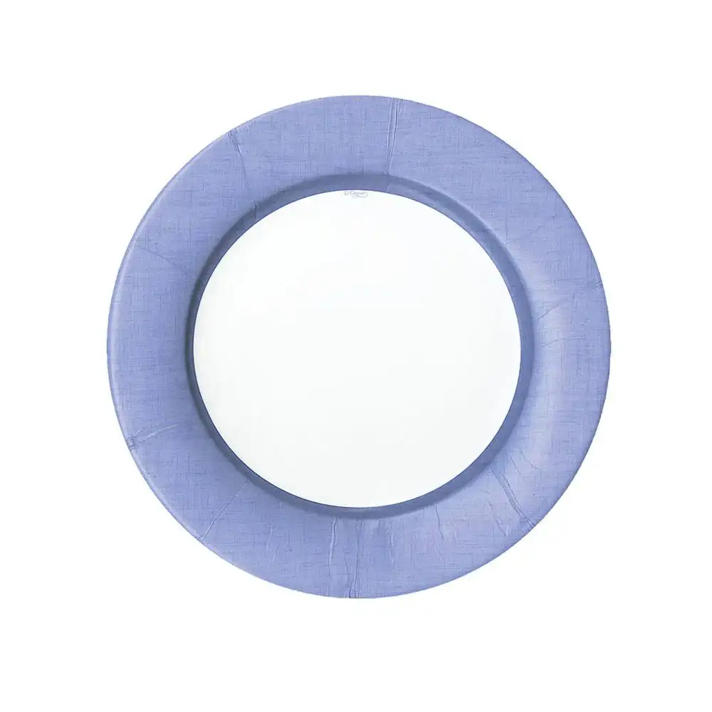 PLATOS GRANDES BORDE LILA - 8ud