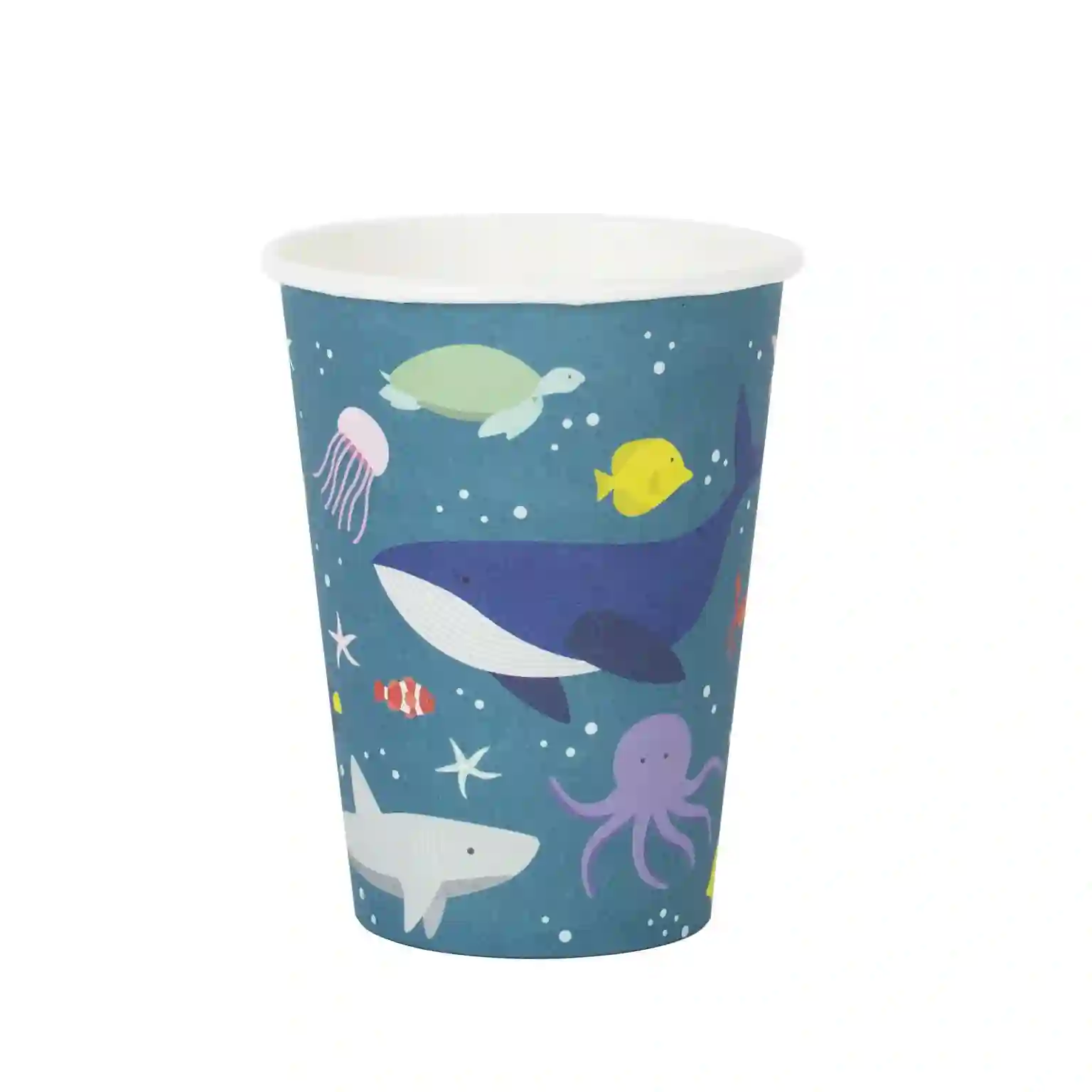 Vasos en animales mar - 8ud