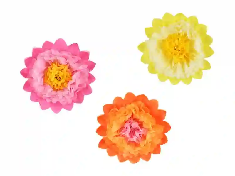 Flores Papel Seda - 3UD