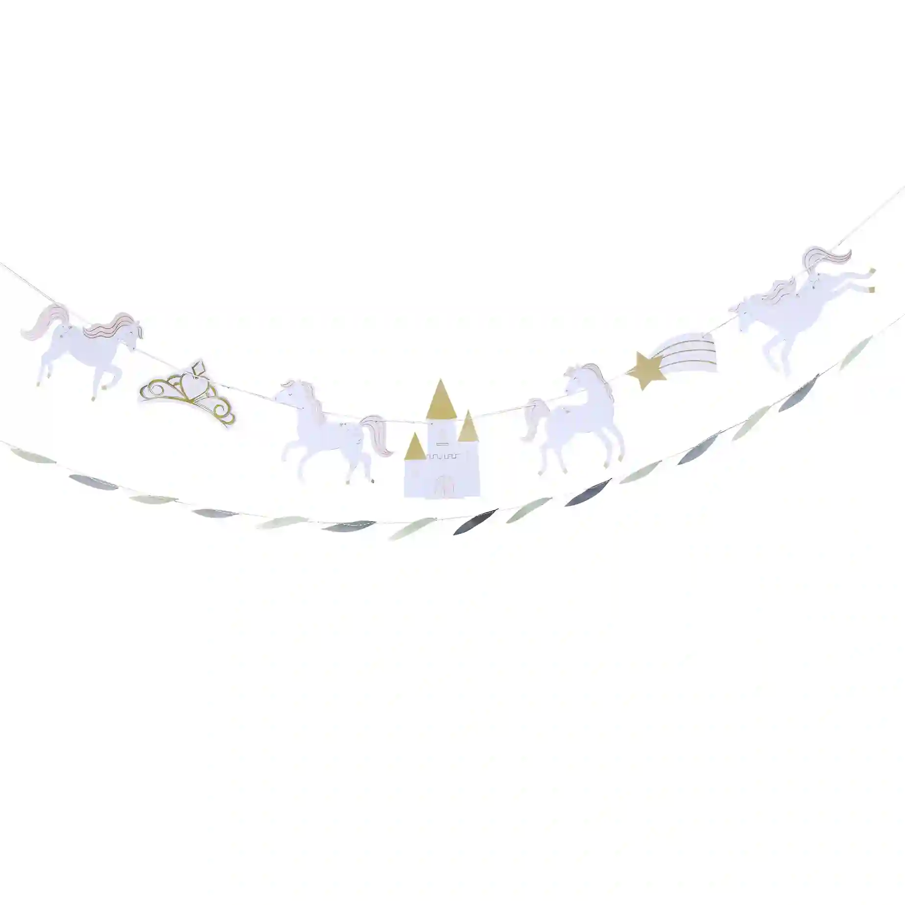 Guirnalda unicornio y princesas
