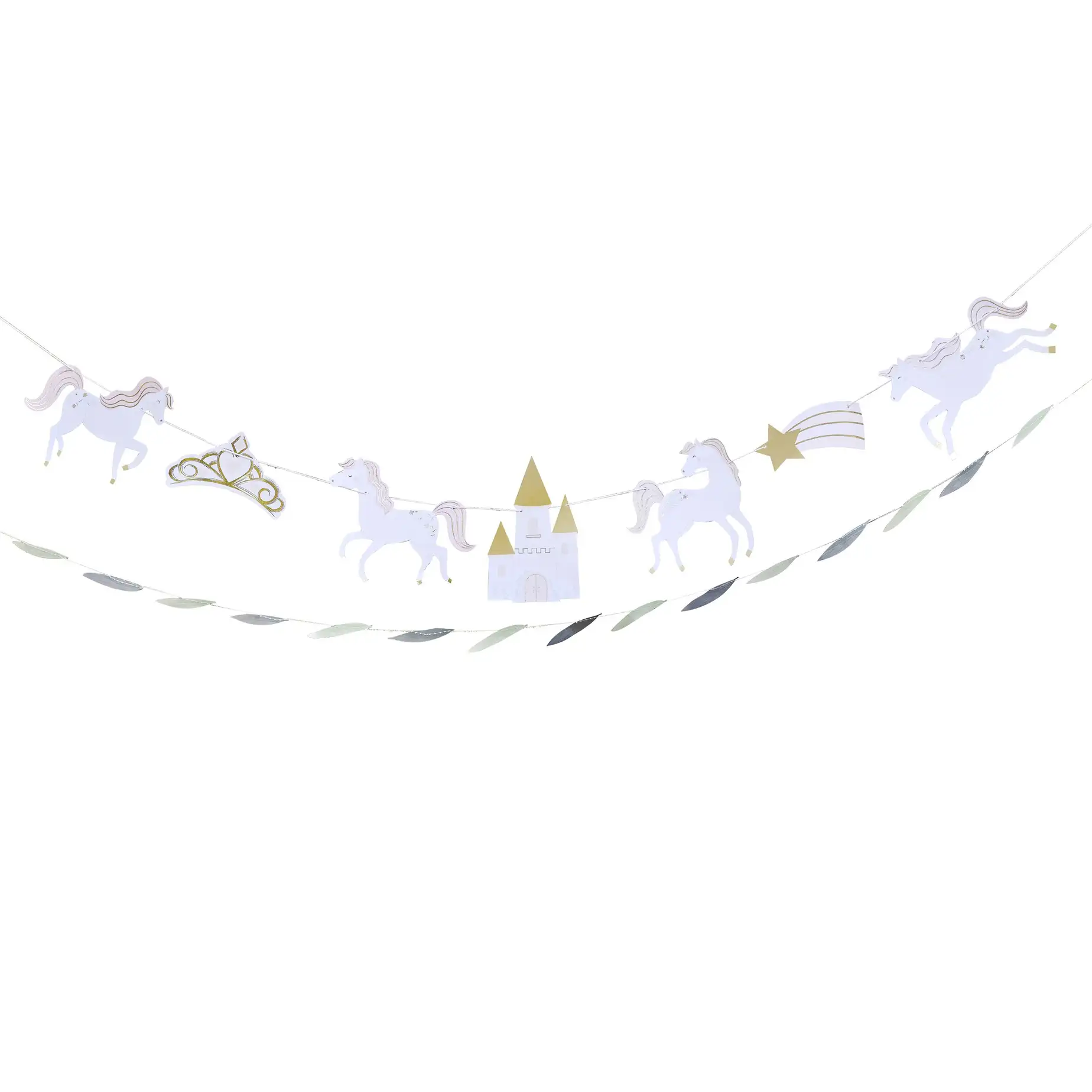 Guirnalda unicornio y princesas