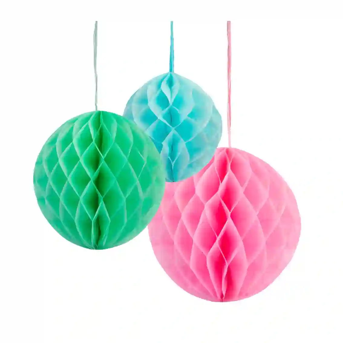 Bolas Nido de Abeja Pastel - 3UD