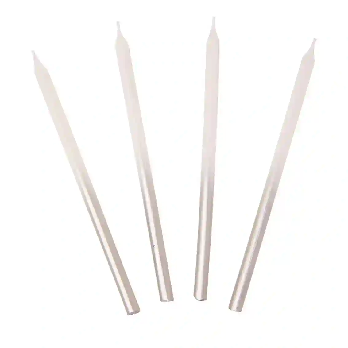 Velas degradadas plata - 16ud