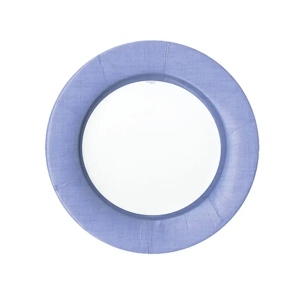 PLATOS PEQUEÑOS BORDE LILA- 8ud