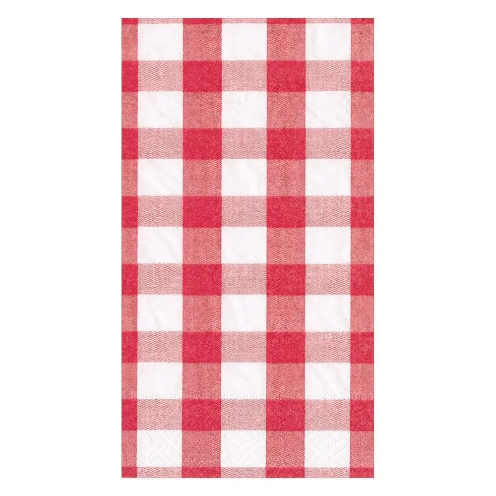 SERVILLETAS BUFFET VICHY ROJO - 15ud