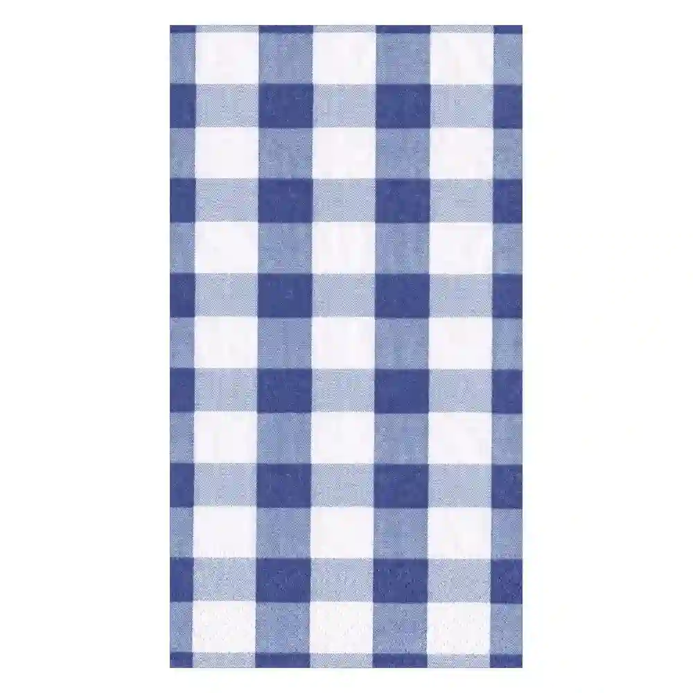 SERVILLETAS BUFFET VICHY AZUL - 15ud