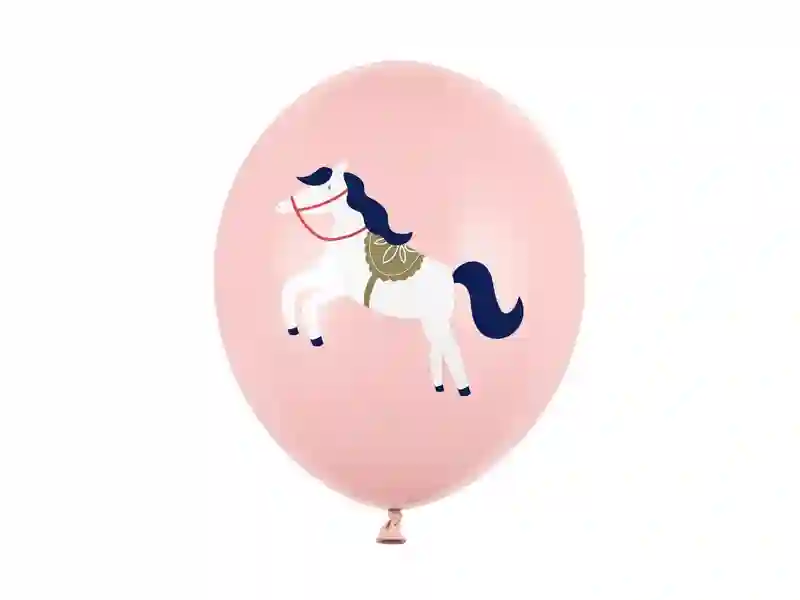 Globos Caballito Rosa - 5UD