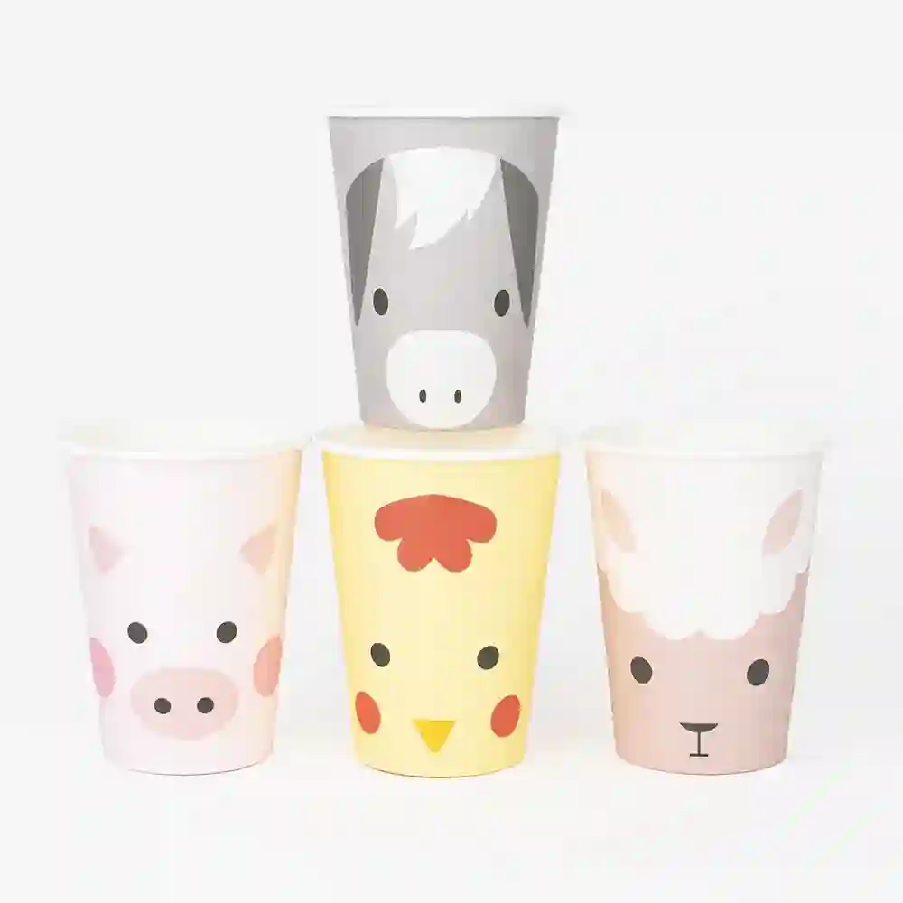 Vasos Granja Eco - 8ud