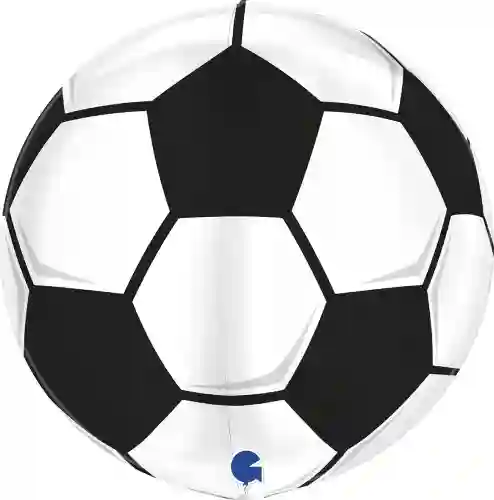 Globo bola fútbol con helio