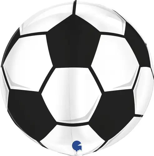 Globo bola fútbol con helio