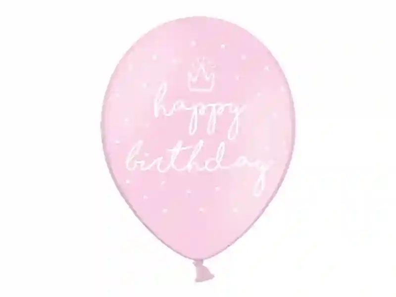 Globos Happy Birthday Rosas - 5UD