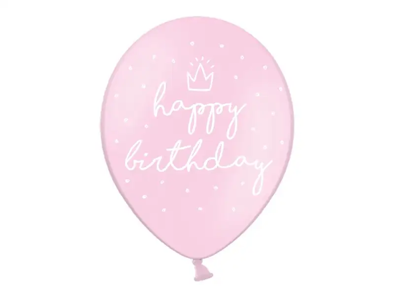 Globos Happy Birthday Rosas - 5UD