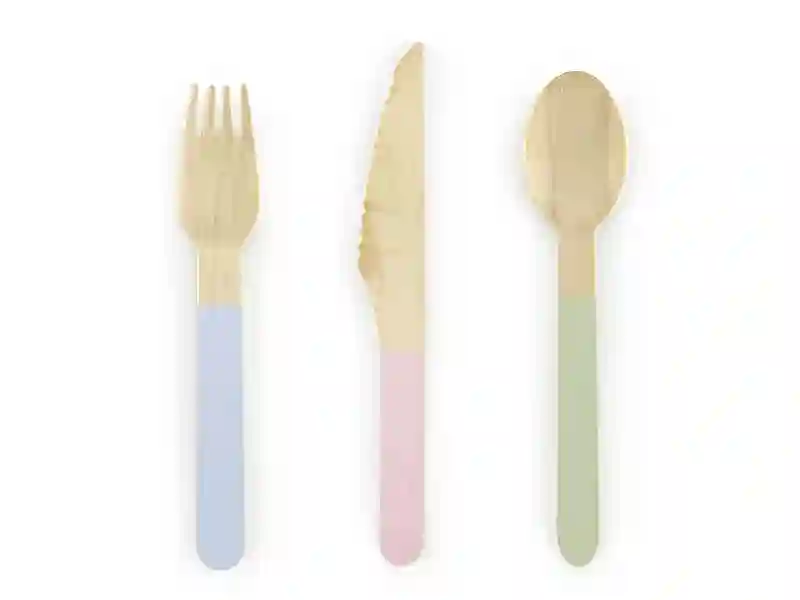 Cubios de Madera Mix Pastel - 6sets