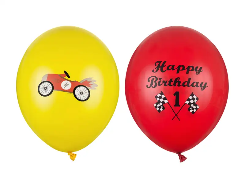 Globos Coche de Carreras - 5UD