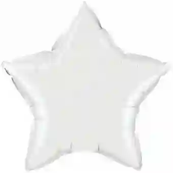 Globo Estrella Pequeña Blanca Con Helio