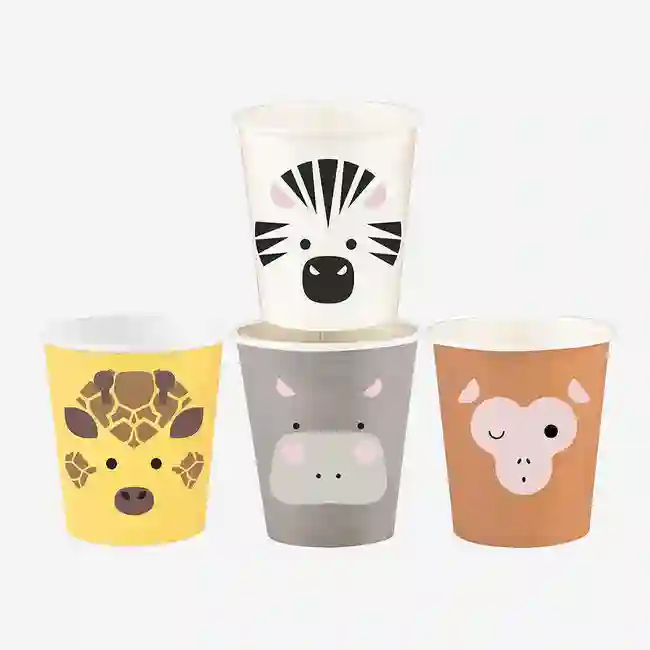 Vasos Safari - 8ud