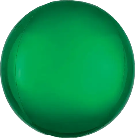 Globo Bola Metalica Verde Con Helio