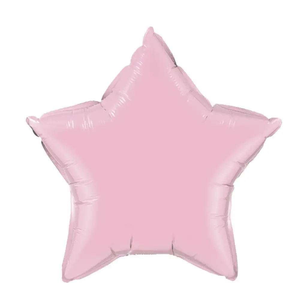 Globo Estrella Pequeña Rosa Con Helio