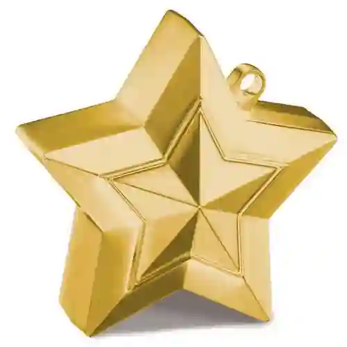 Peso Globo Estrella Dorado