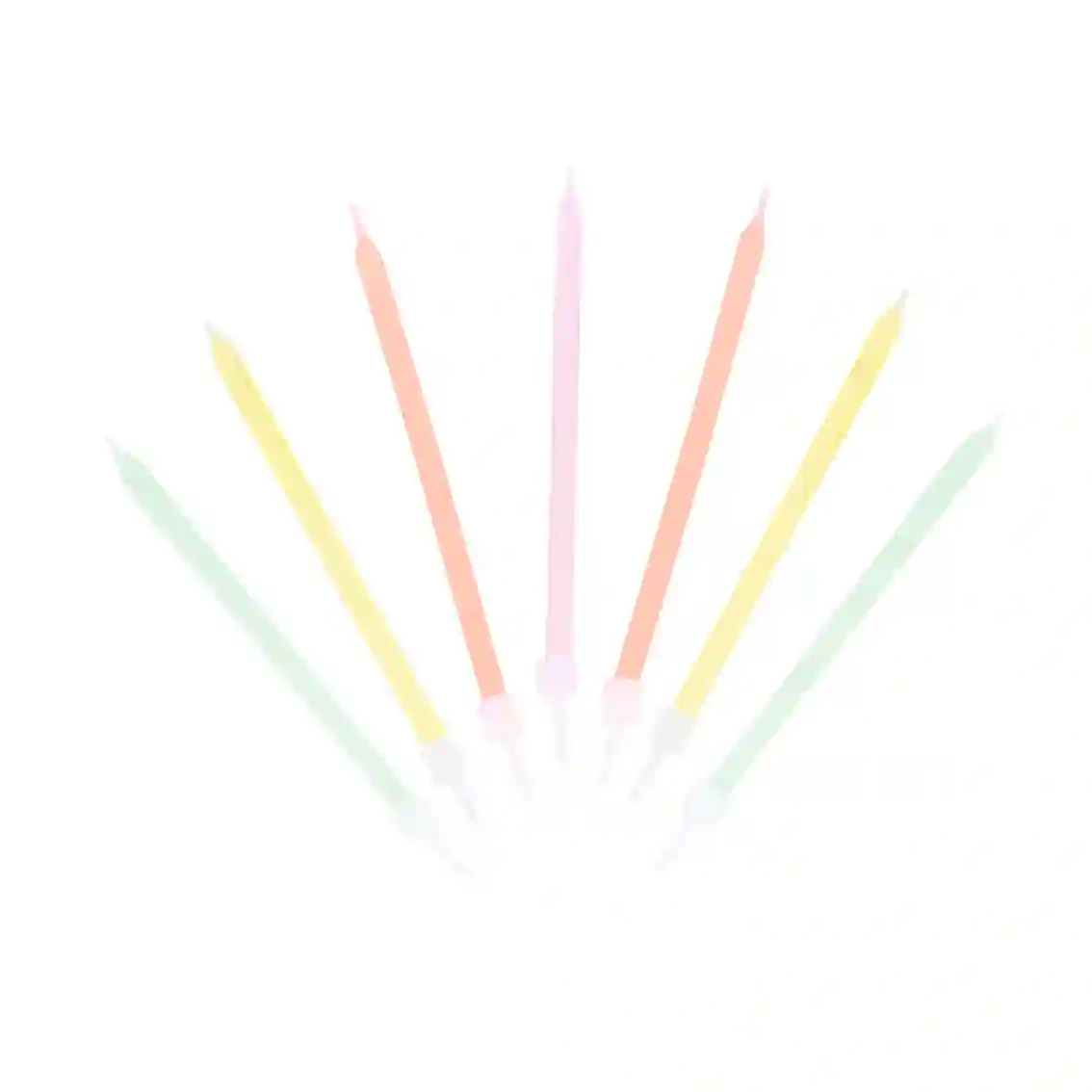 Velas Mix Pastel - 16uds