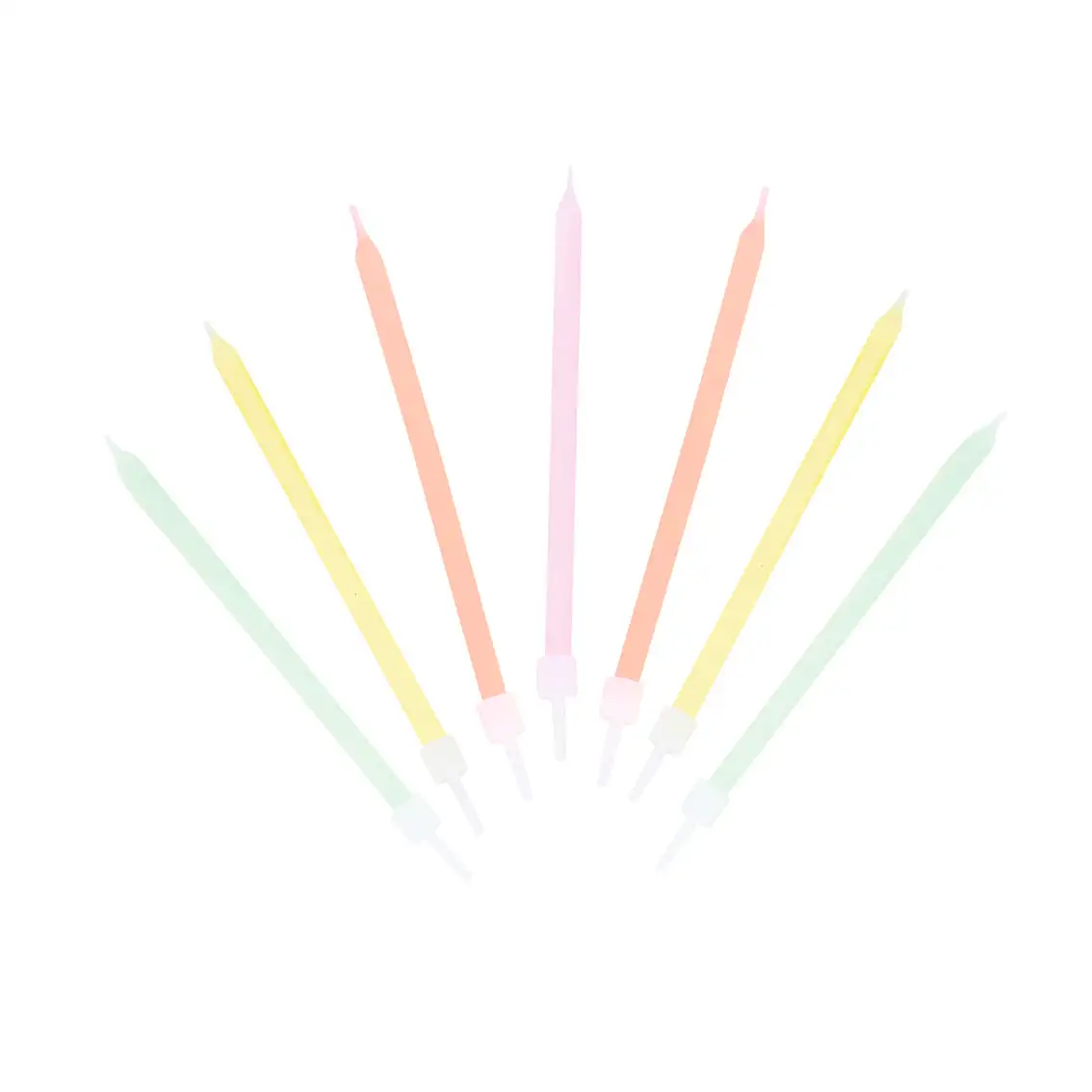Velas Mix Pastel - 16uds