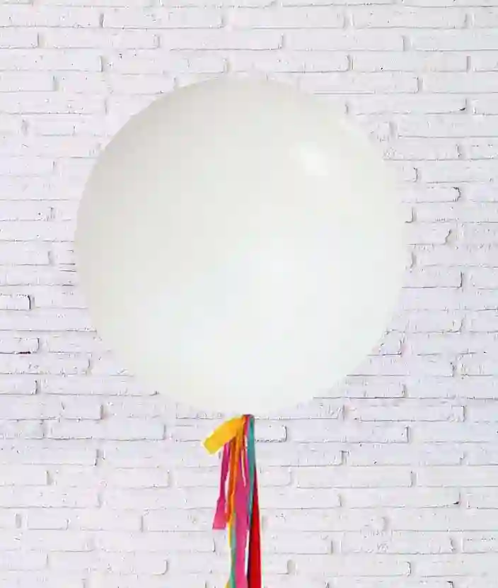GLOBO XXL CON TIRAS MULTICOLOR