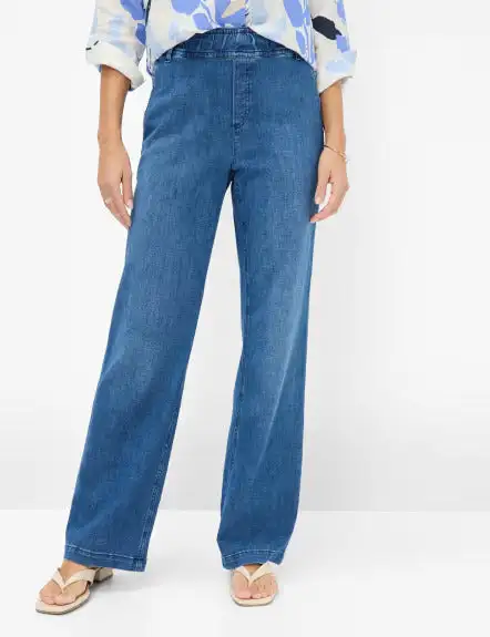 Pantalón Brax Feel Good Denim Palazzo
