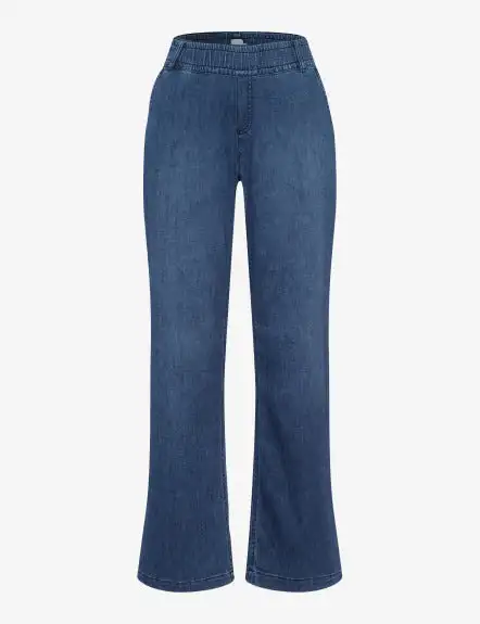 Pantalón BRAX FEEL GOOD denim palazzo - Image 6