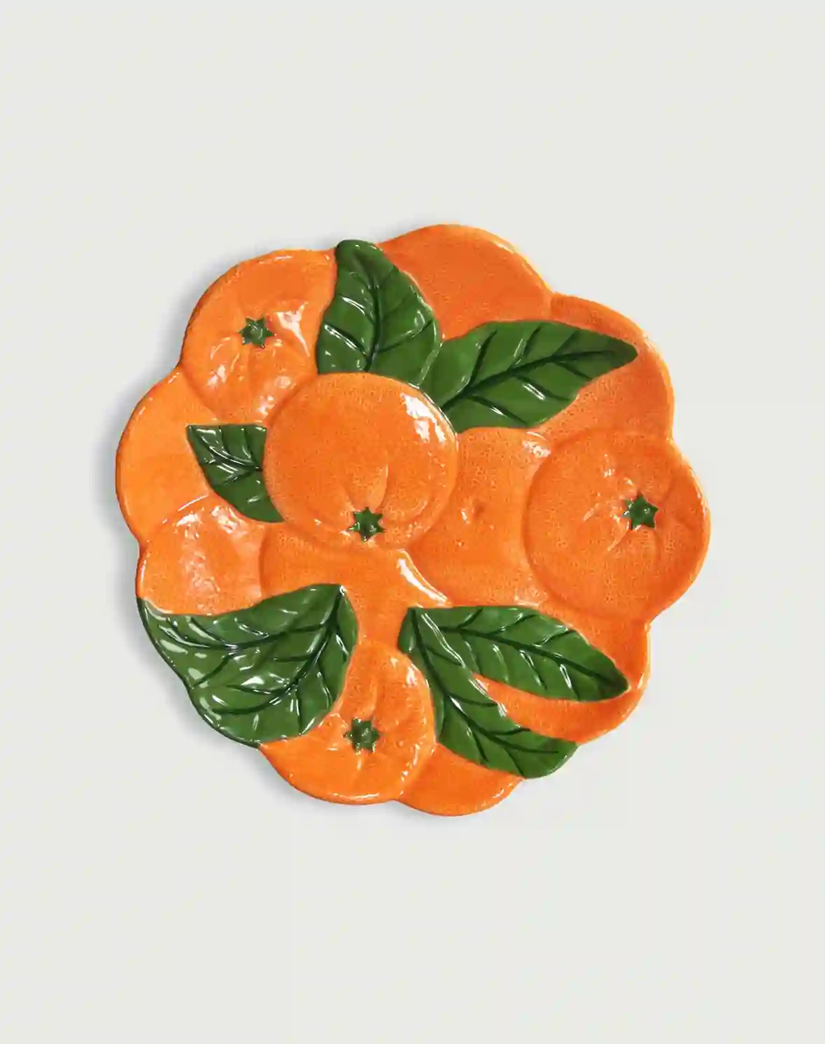Bandeja de cerámica Naranjas de temporada